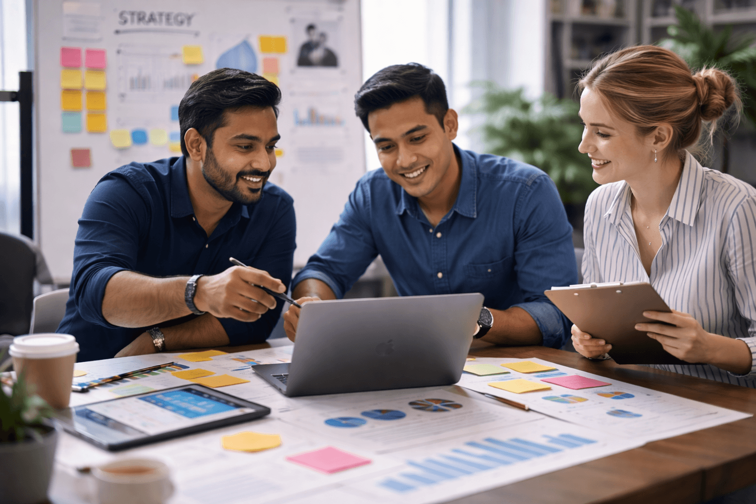 Remotie marketing pod whiteboarding a strategy